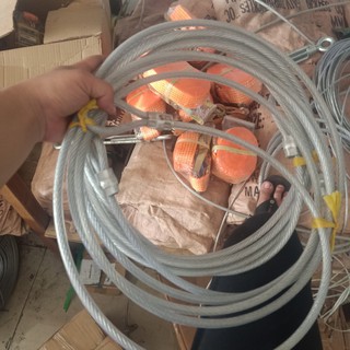 Cáp khoá xe bọc nhựa phi 10 dài 10m Thái Bình Vina