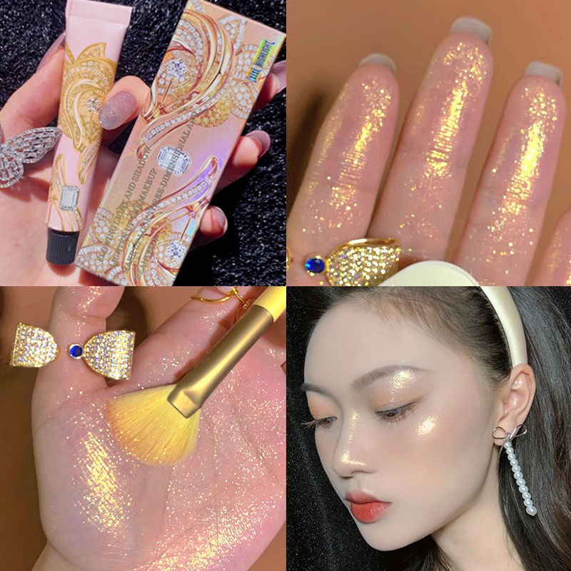 [Hàng mới về] Kem Bắt Sáng Dạng Lỏng Dùng Dùng Trang Điểm Khuôn Mặt Và Cơ Thể