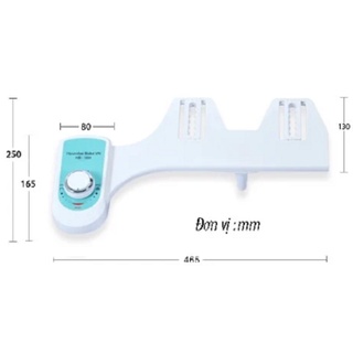 Xịt vệ sinh Bidet HB 100 ,1 vòi phun, bảo hành 3 năm