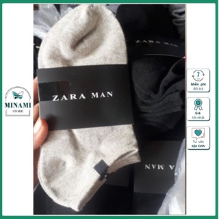 ❤🌈🌈🌈 tất thời trang nam nữ zara man cổ ngắn khử mùi thoáng khí ☃️☃️☃️ minami store mã 005