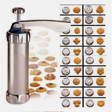 Dụng Cụ Làm Bánh Quy (Cookies Press Inox)