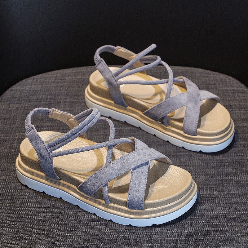 Xăng đan Đế Dày Thời Trang Mùa Hè Phong Cách Roman Hàng Mới Dành Cho Bạn Nữ 2022