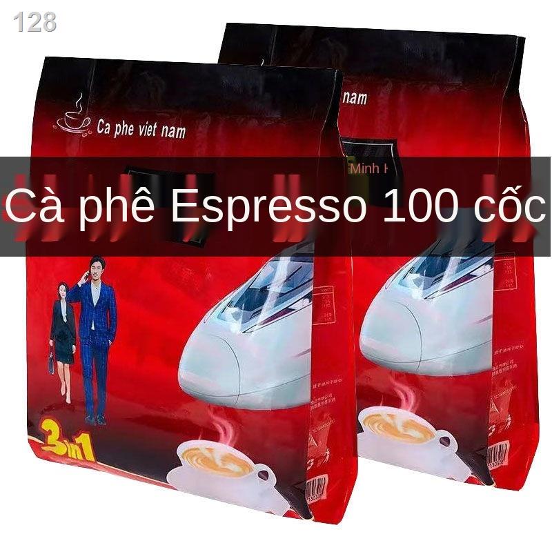 Cà phê nhập khẩu Việt Nam, cà phê bột ba trong một espresso, đốt than, giải khát, giải khát, gấu Bennie gấu sọc sinh viê