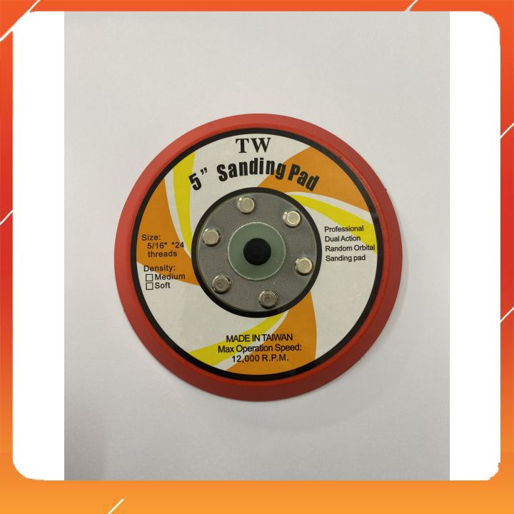 Đế Máy Chà Nhám Sử Dụng Bằng Hơi ♥️  ♥️ Đế Gai, Đế Trơn Tròn 2 Inch, 3 Inch, 4 Inch, 5 Inch, 6 Inch