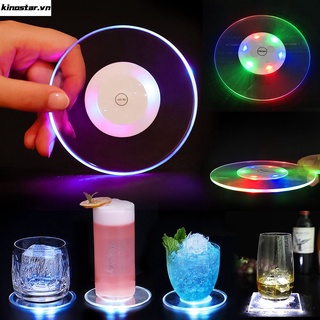 Đế đèn led pha lê acrylic siêu mỏng ánh sáng rực rỡ tuyệt đẹp cho quầy bar