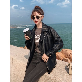 🌈 ÁO DA DÁNG DÀI BOMBER - CỔ VEST❌