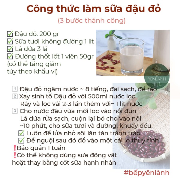 Đỗ đỏ (Xích tiểu đậu) Organic và hạt rang chín 500gr-1kg Yenlanhnatural