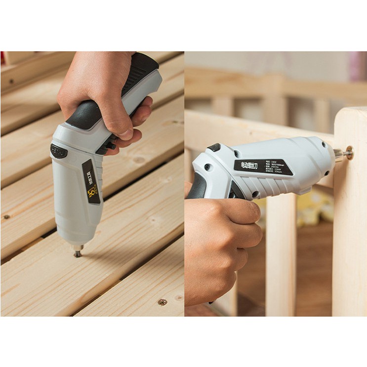 Máy vặn vít pin Máy bắn vít 2 chiều pin mini khoan vặn vít dùng chạy pin sạc đa năng - Tua vít điện Tuốc nơ điện