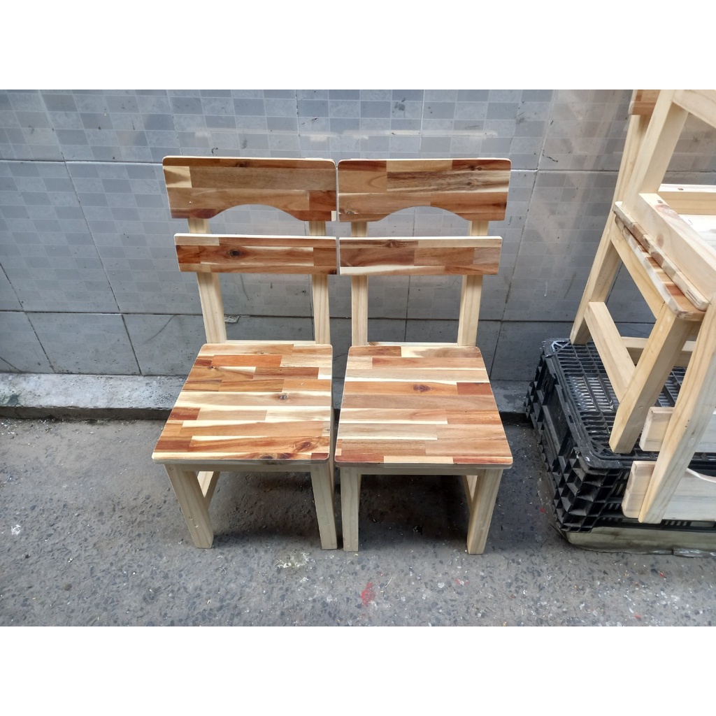 Ghế đẩu lưng tựa 33 x35 x75