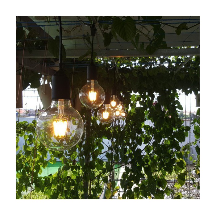 Dây đui đèn trang trí dây liền đui 5m 10 bóng 10m 20 bóng E27