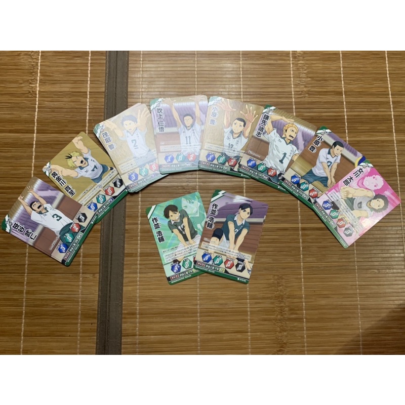 Thẻ sưu tầm Haikyuu cards Date Tech High chính hãng Nhật Bản