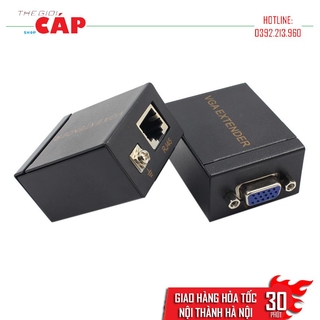 Bộ 02 Chiếc Kéo Dài VGA 60m Qua Cổng Mạng Lan RJ45