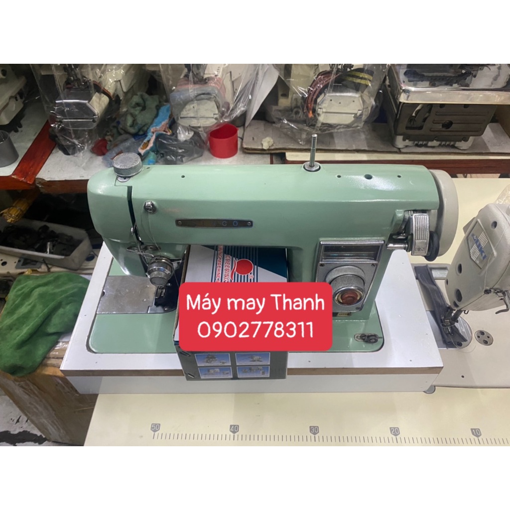 MÁY MAY GIA ĐÌNH CỔ ĐIỂN SINCO ĐỜI MỚI MÀU XANH NỘI ĐỊA NHẬT