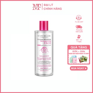 Nước tẩy trang Maycreate 300ml dùng cho da nhạy cảm, da mụn