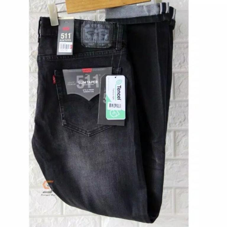 Quần Jean Ống Suông Thẳng Phối Khóa Kéo Levis 511 Thời Trang Cho Nam