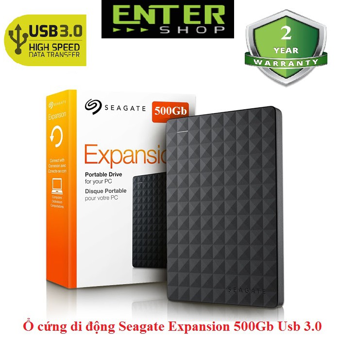 [Mã ELCLMAY giảm 7% đơn 500K] Ổ cứng di động Seagate Expansion 500Gb Usb 3.0 | WebRaoVat - webraovat.net.vn