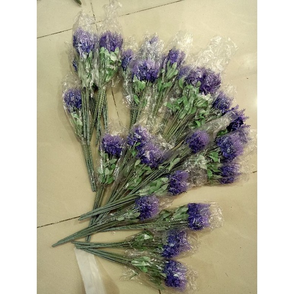 Hoa giả - cành Hoa Lavender Giả tím siêu đẹp trang trí decor nhà cửa