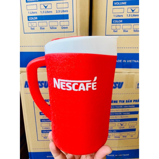 Ca Đá Giữ Nhiệt Nescafe Nhựa Duy Tân 1,5 lit