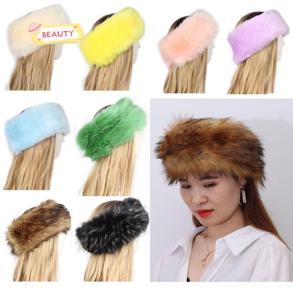 Chụp Tai Giả Lông Thú Giữ Ấm Khi Đi Trượt Tuyết