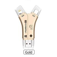 Đầu đọc thẻ OTG 4 in 1 cho iphone, ipad, macbook, android, pc ... i-FlashDevice HD 4in1 CardReader Siêu nhanh / OpiPhone