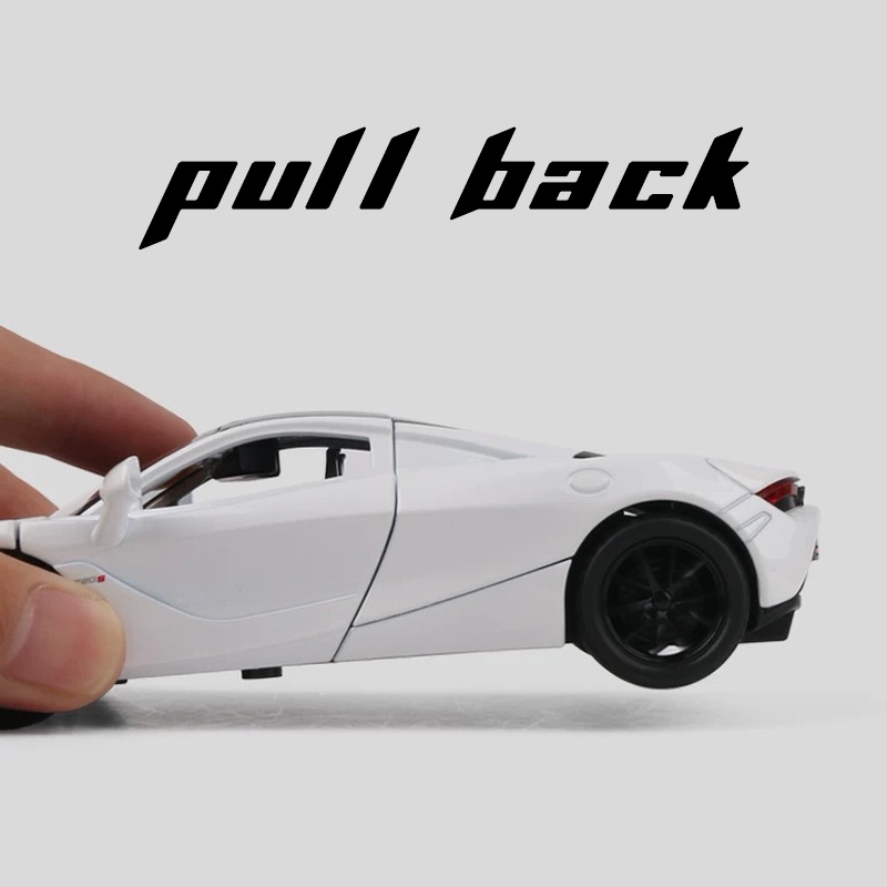 Mô Hình Xe Hơi Mclaren 720S Tỉ Lệ 1: 32 Bằng Hợp Kim Có Đèn Và Nhạc