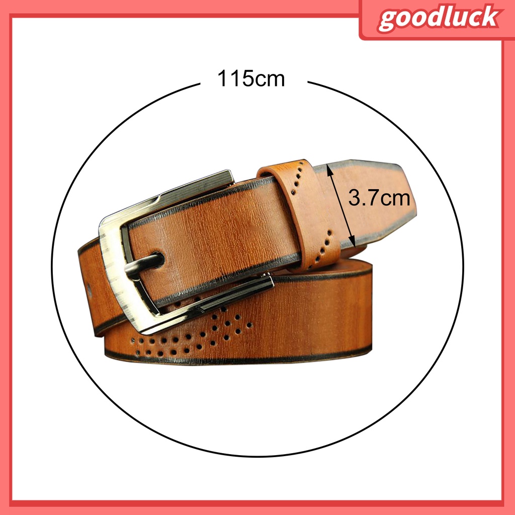 Thắt Lưng Da Đục Lỗ Cài Khóa Nhiều Màu Có Thể Tái Sử Dụng Cho Bé Trai