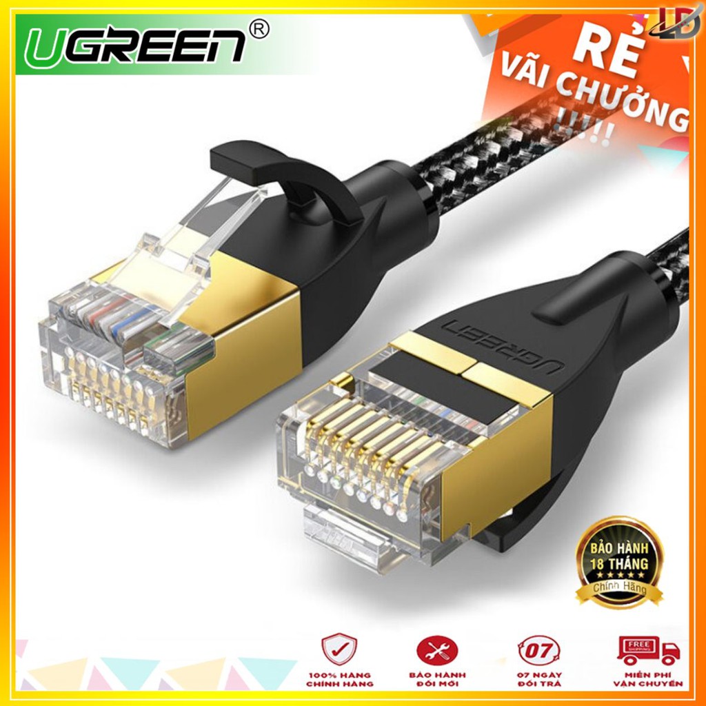 Dây cáp mạng Cat6 UGREEN NW117 chuẩn mạng lan RJ45 kết nối mạng tốc độ cao