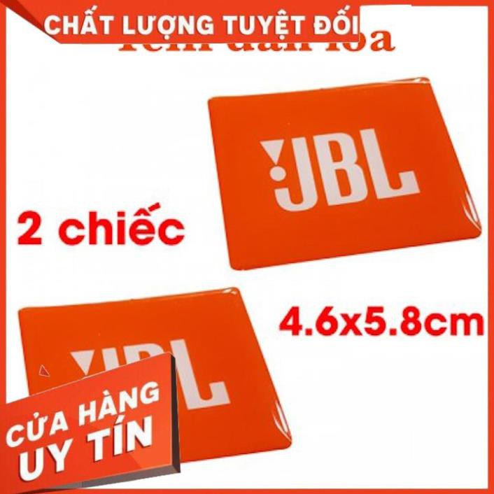 Tem dán loa JBL loại cao cấp cỡ - Giá 2 chiếc