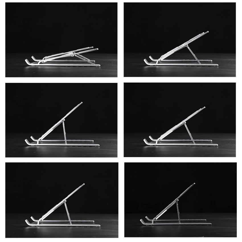 Giá đỡ máy tính xách tay bằng hợp kim nhôm, có thể gập lại, chống rung, thiết kế tản nhiệt cho máy tính laptop | BigBuy360 - bigbuy360.vn