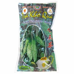 Trà Khổ Qua Vĩnh Tiến thái lát- lợi mật, giảm đường huyết, mỡ máu túi 80Gr