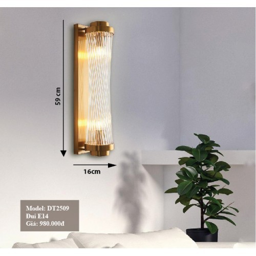 Đèn treo tường phale cao cấp, đèn cầu thang, đèn trang trí, đèn phòng ngủ DT2509