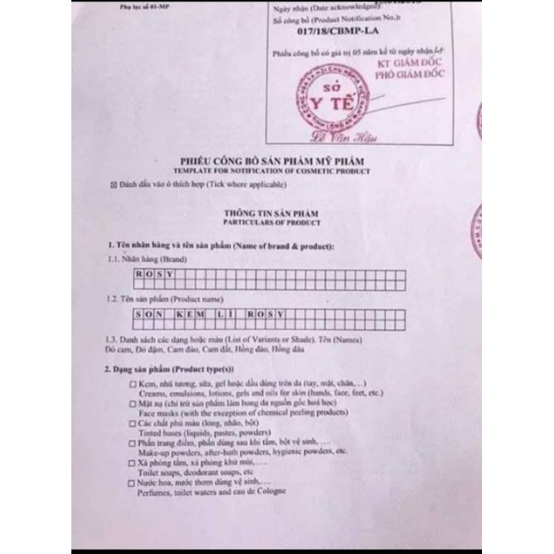 Son Kem Lì [FREESHIP] Son Rosy- Không chì, không thủy ngân, bền màu | BigBuy360 - bigbuy360.vn