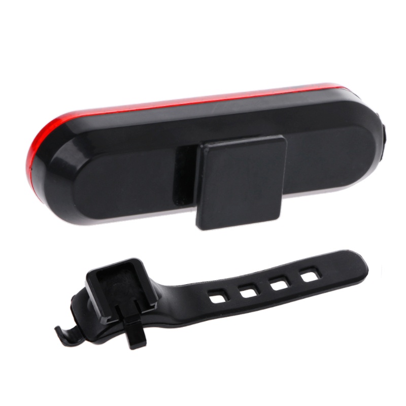 Đèn LED Gắn Đuôi Xe 5 Bóng 4 Chế Độ Sáng Chống Nước Có Thể Sạc Lại Bằng Cổng USB