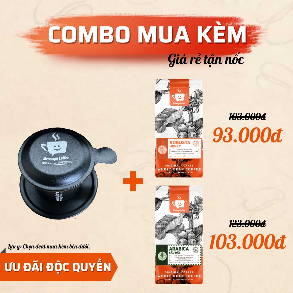 Phin pha cà phê phin màu anode chất lượng, sang, phin nhôm pha cafe cao cấp từ Message Coffee | BigBuy360 - bigbuy360.vn