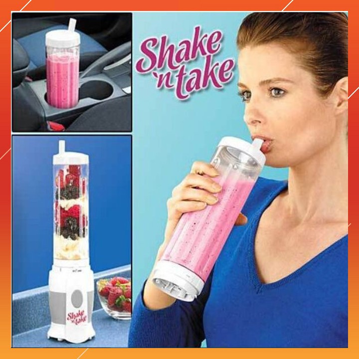 Máy xay sinh tố shake N take 2 cốc