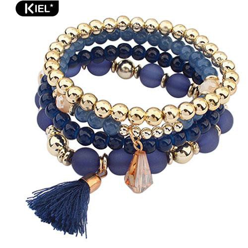 Set 4 Vòng Đeo Tay Phong Cách Cổ Điển Thanh Lịch Dành Cho Nữ