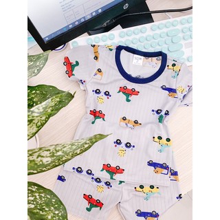 Đồ Bộ Bé Trai, Bé Gái  Vải Thun Lạnh, Bộ Cộc Tay Cho Bé Mặc Nhà, Bộ Quần Áo Trẻ Em Dễ Thương Mùa Hè