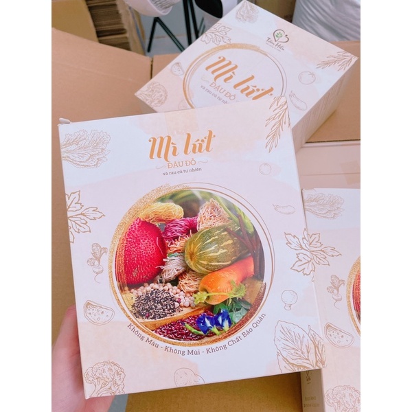 MÌ LỨT ĐẬU ĐỖ &amp; RAU CỦ HỘP 500gr