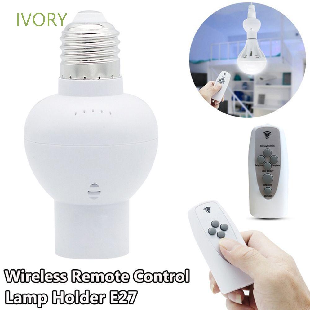 Bộ đui đèn không dây 220V R27 có điều khiển từ xa tiện lợi