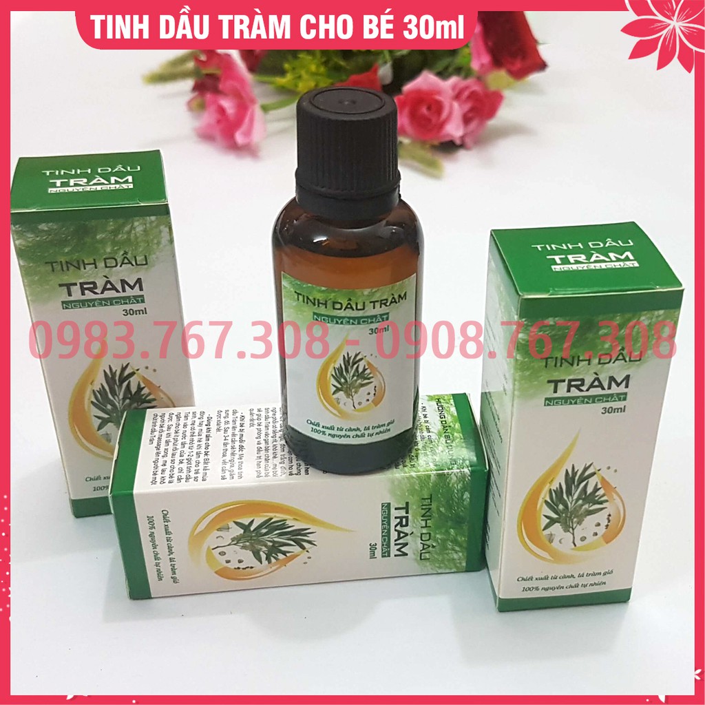 Tinh Dầu Tràm Gió Nguyên Chất - Chai Loại 30ml - Đuổi Muỗi Và Chống Ốm Cho Bé - BTT00157
