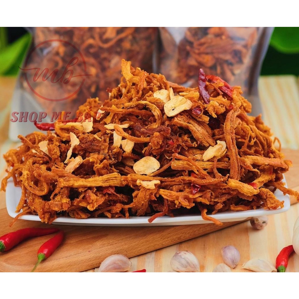 Khô Heo Cháy Tỏi Ớt - Túi 250gram và 500gram - Shop Mẹ Bắp - 100% thịt heo sạch, ảnh thật [Nhà Làm] | BigBuy360 - bigbuy360.vn