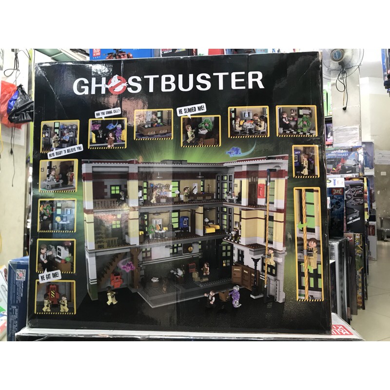 Đồ Chơi Xêp Hình S7302 Lepin 16001 Trụ sở biệt đội săn ma Ghost buster