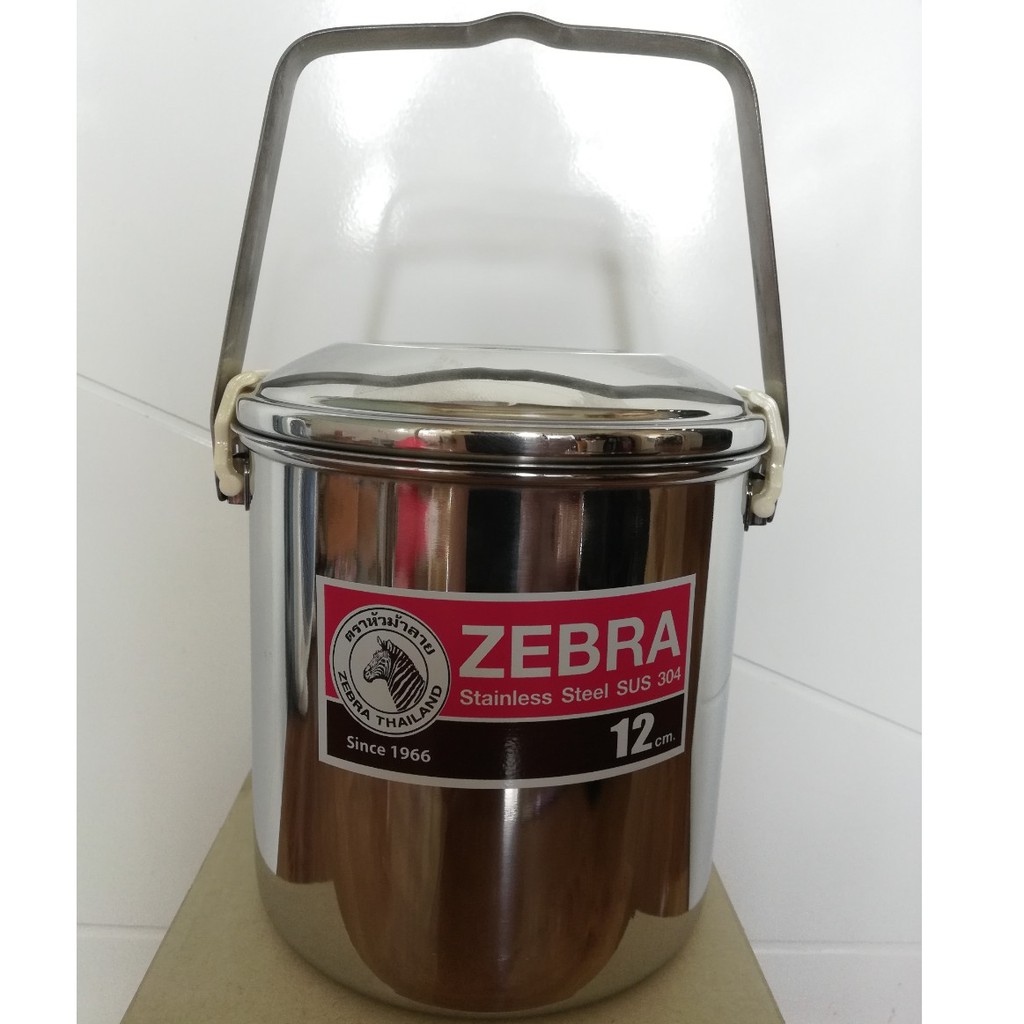 Camen Inox Zebra Thái Lan 12cm (1,4 L) Auto Lock-151612