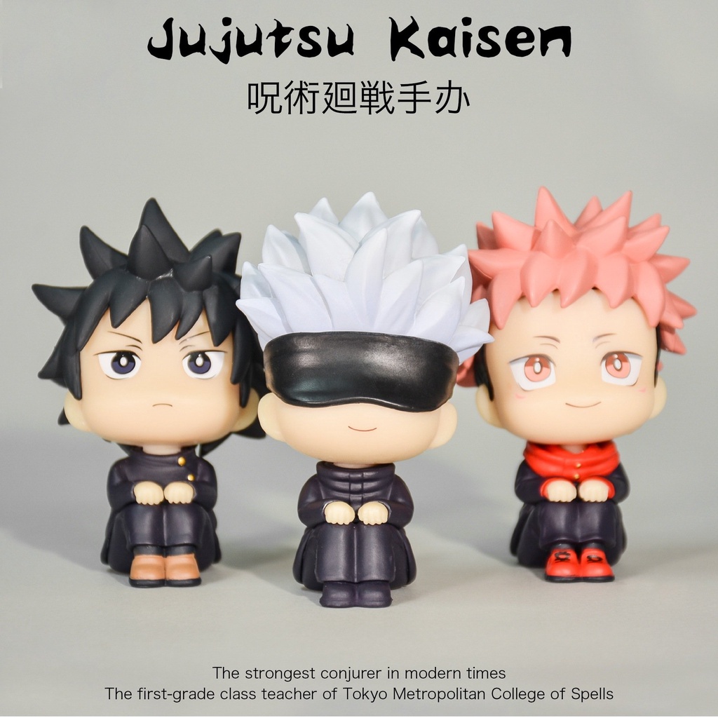Mô hình figure nhân vật Jujutsu Kaisen Chú thuật hồi chiến VER NGỒI Yuji Itadori Gojo Satoru Megumi Nobara