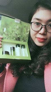 Set dưỡng da mini innisfree trà xanh 4 món