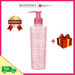 Sữa rửa mặt cho da nhạy cảm Bioderma Sensibio Gel Moussant 200ml chính hãng Pháp - BeautyMart