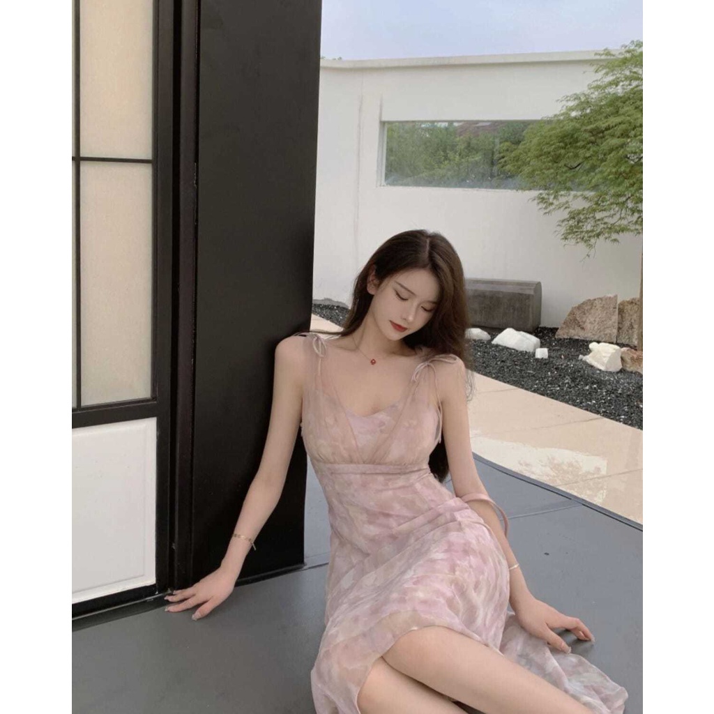 Đầm body    váy body Đầm Midi Sát Nách Hoạ Tiết Hoa Thiết Kế Thanh Lịch Cho Phái Nữ 2023