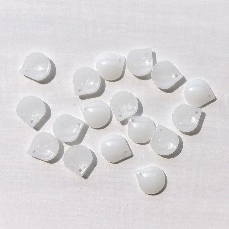 5 cánh hoa thủy tinh 13*15mm nguyên liệu làm trâm làm trang sức cố trang cosplay cổ phục