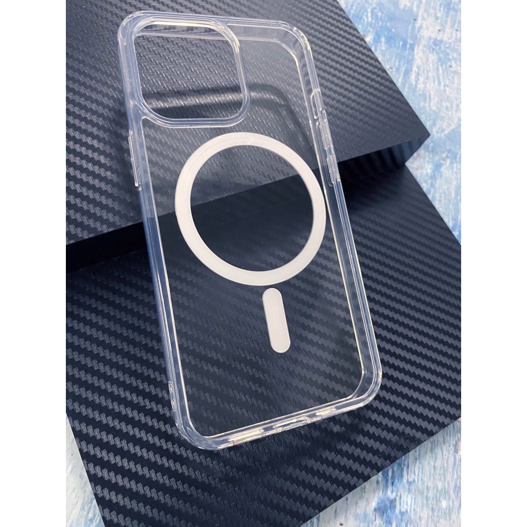 Ốp WIWU Magsafe trong suốt - không bám vân tay cho iphone 13/13pro/13promax/14/plus/pro/promax