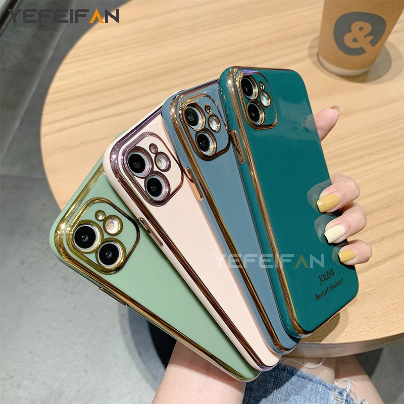 Ốp điện thoại cho OPPO A16 A54 A94 A93 Reno 5 6Z A74 5G TPU mềm mạ điện chống rơi ốp lưng